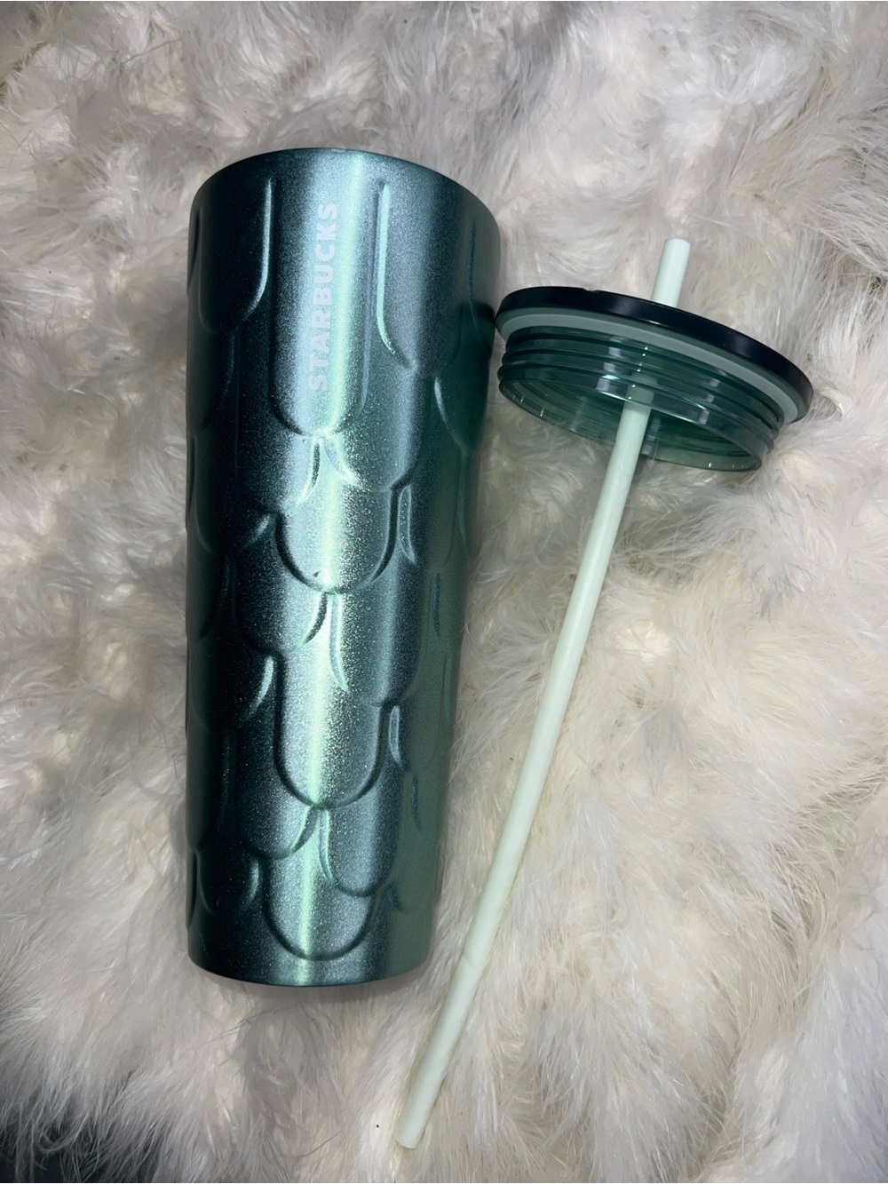Starbucks Mermaid Green Matte Coffee Drinkware Travel Tumblr Cup Refillable Mug
